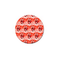 Seamless Repeat Repeating Pattern Golf Ball Marker (4 Pack) by Sapixe