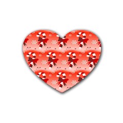 Seamless Repeat Repeating Pattern Heart Coaster (4 Pack)  by Sapixe