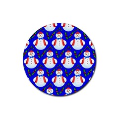 Seamless Repeat Repeating Pattern Rubber Coaster (round)  by Sapixe