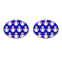 Seamless Repeat Repeating Pattern Cufflinks (oval) by Sapixe