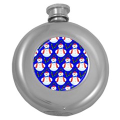 Seamless Repeat Repeating Pattern Round Hip Flask (5 Oz) by Sapixe