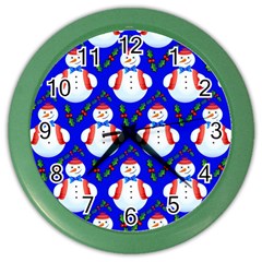 Seamless Repeat Repeating Pattern Color Wall Clocks by Sapixe