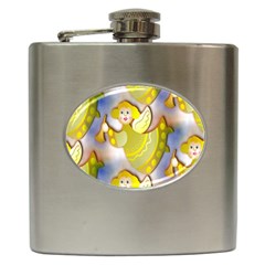 Seamless Repeat Repeating Pattern Hip Flask (6 Oz) by Sapixe