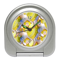 Seamless Repeat Repeating Pattern Travel Alarm Clocks by Sapixe