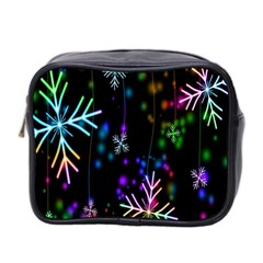 Snowflakes Snow Winter Christmas Mini Toiletries Bag 2-side by Sapixe