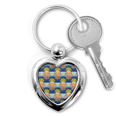 Seamless Repeat Repeating Pattern Key Chains (heart) 