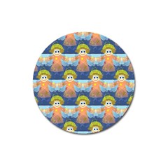 Seamless Repeat Repeating Pattern Magnet 3  (round) by Sapixe