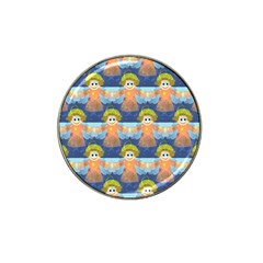 Seamless Repeat Repeating Pattern Hat Clip Ball Marker (4 Pack) by Sapixe