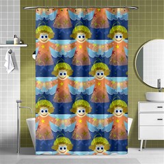 Seamless Repeat Repeating Pattern Shower Curtain 48  X 72  (small)  by Sapixe