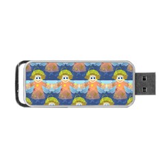 Seamless Repeat Repeating Pattern Portable Usb Flash (one Side) by Sapixe