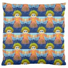 Seamless Repeat Repeating Pattern Large Flano Cushion Case (one Side) by Sapixe