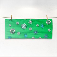 Snowflakes Winter Christmas Overlay Cosmetic Storage Cases by Sapixe