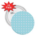 Snowflakes Paper Christmas Paper 2.25  Buttons (10 pack)  Front