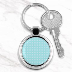 Snowflakes Paper Christmas Paper Key Chains (round)  by Sapixe