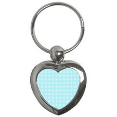 Snowflakes Paper Christmas Paper Key Chains (heart)  by Sapixe