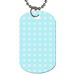 Snowflakes Paper Christmas Paper Dog Tag (one Side) by Sapixe