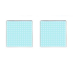 Snowflakes Paper Christmas Paper Cufflinks (square) by Sapixe