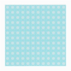 Snowflakes Paper Christmas Paper Medium Glasses Cloth (2-side) by Sapixe