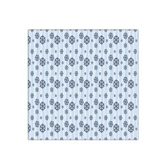 Snowflakes Winter Christmas Card Satin Bandana Scarf by Sapixe