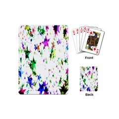 Star Abstract Advent Christmas Playing Cards (mini)  by Sapixe