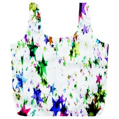 Star Abstract Advent Christmas Full Print Recycle Bags (l)  by Sapixe