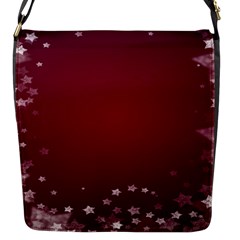 Star Background Christmas Red Flap Messenger Bag (s) by Sapixe