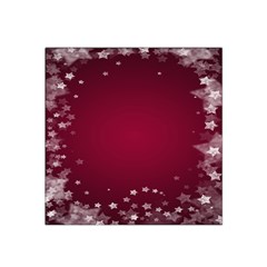 Star Background Christmas Red Satin Bandana Scarf by Sapixe