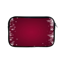 Star Background Christmas Red Apple Macbook Pro 13  Zipper Case by Sapixe