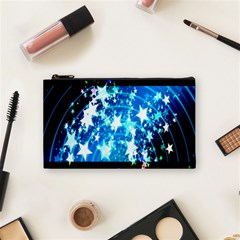 Star Abstract Background Pattern Cosmetic Bag (small)  by Sapixe