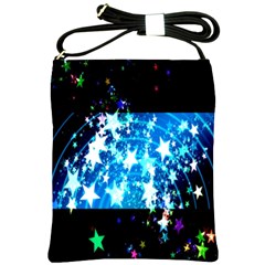 Star Abstract Background Pattern Shoulder Sling Bags by Sapixe