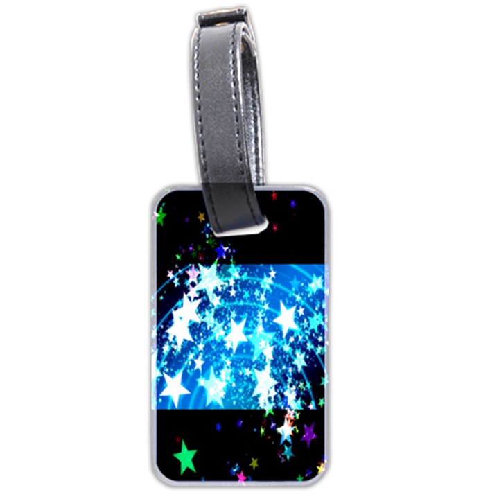 Star Abstract Background Pattern Luggage Tags (Two Sides)