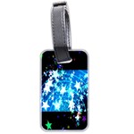 Star Abstract Background Pattern Luggage Tags (Two Sides) Back