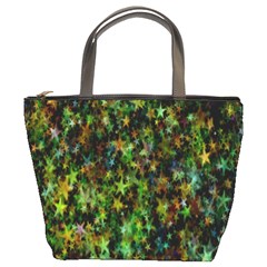 Star Abstract Advent Christmas Bucket Bags by Sapixe