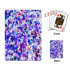 Star Abstract Advent Christmas Playing Card by Sapixe