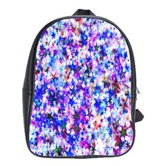 Star Abstract Advent Christmas School Bag (large) by Sapixe