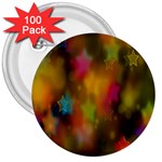 Star Background Texture Pattern 3  Buttons (100 pack)  Front