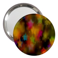 Star Background Texture Pattern 3  Handbag Mirrors by Sapixe