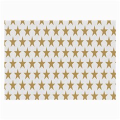 Star Background Gold White Large Glasses Cloth by Sapixe