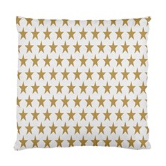 Star Background Gold White Standard Cushion Case (one Side) by Sapixe