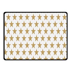 Star Background Gold White Fleece Blanket (small) by Sapixe