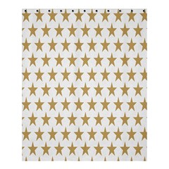 Star Background Gold White Shower Curtain 60  X 72  (medium)  by Sapixe