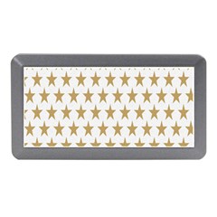 Star Background Gold White Memory Card Reader (mini) by Sapixe