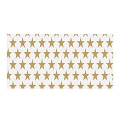 Star Background Gold White Satin Wrap by Sapixe