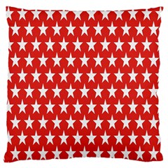 Star Christmas Advent Structure Large Flano Cushion Case (two Sides) by Sapixe