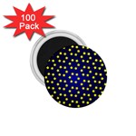 Star Christmas Red Yellow 1.75  Magnets (100 pack)  Front