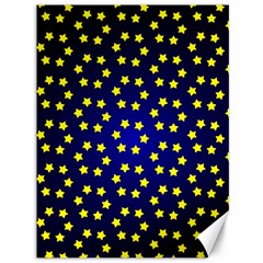 Star Christmas Red Yellow Canvas 36  X 48   by Sapixe