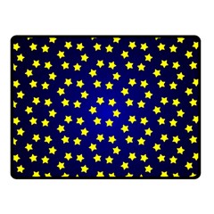 Star Christmas Red Yellow Fleece Blanket (small) by Sapixe