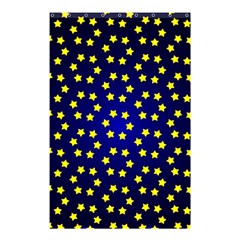 Star Christmas Red Yellow Shower Curtain 48  X 72  (small)  by Sapixe