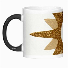 Star Golden Glittering Yellow Rays Morph Mugs by Sapixe