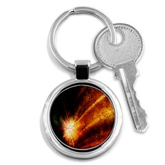 Star Sky Graphic Night Background Key Chains (round)  by Sapixe